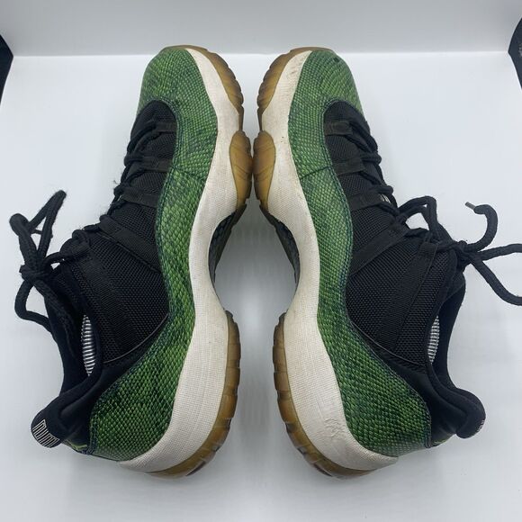 Nike Air Jordan 11 Retro Low Nightshade Green Snakeskin Size 12 #528895-033 - Picture 4 of 8